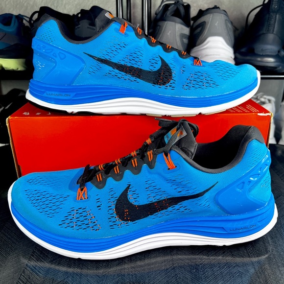 Nike LunarGlide+ 5 "Blue Hero" Men’s Running Sneaker Shoes - Size 11 - Picture 2 of 6